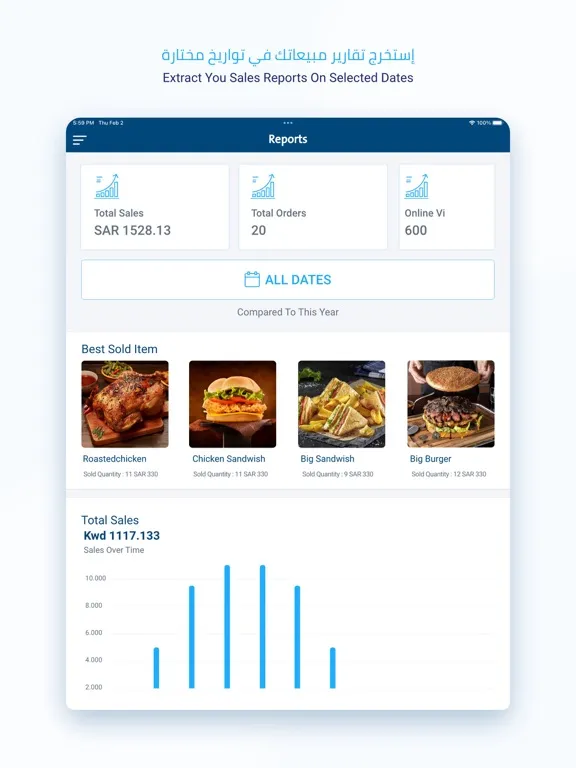 Mnasati Admin - إدارة منصتي iPad  スクリーンショット