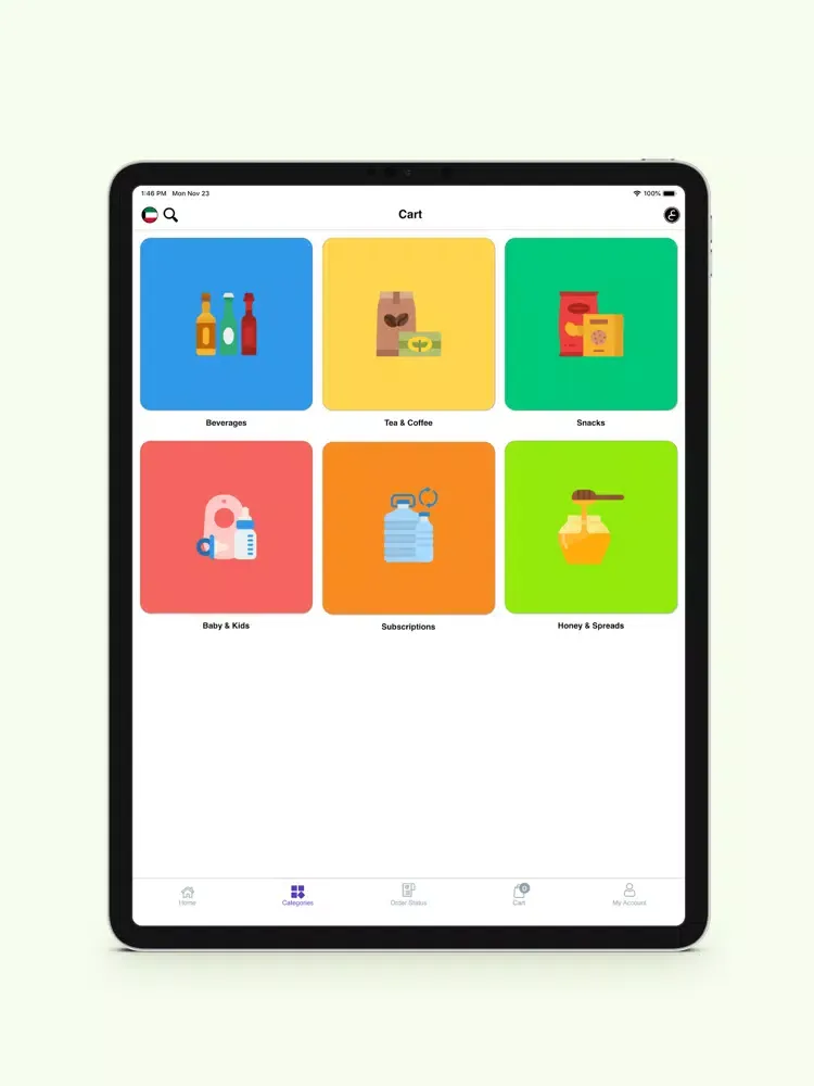 ภาพหน้าจอของ Cart on - كرتون iPad 