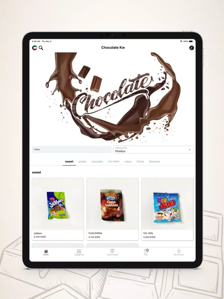 Chocolate Kw iPad  Screenshots
