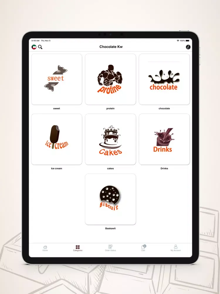 Chocolate Kw iPad  Screenshots