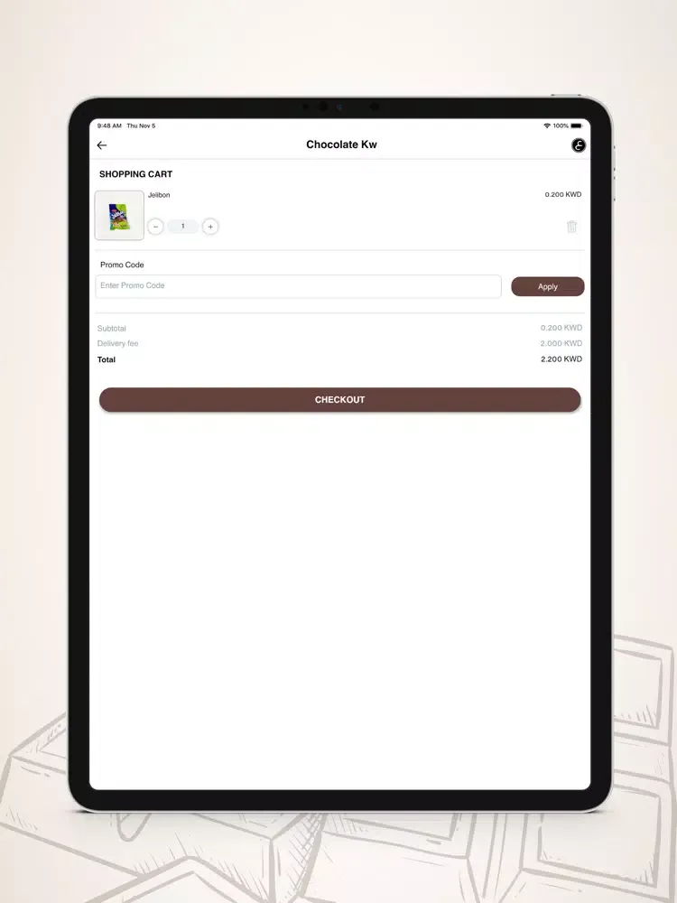 Chocolate Kw iPad  Screenshots