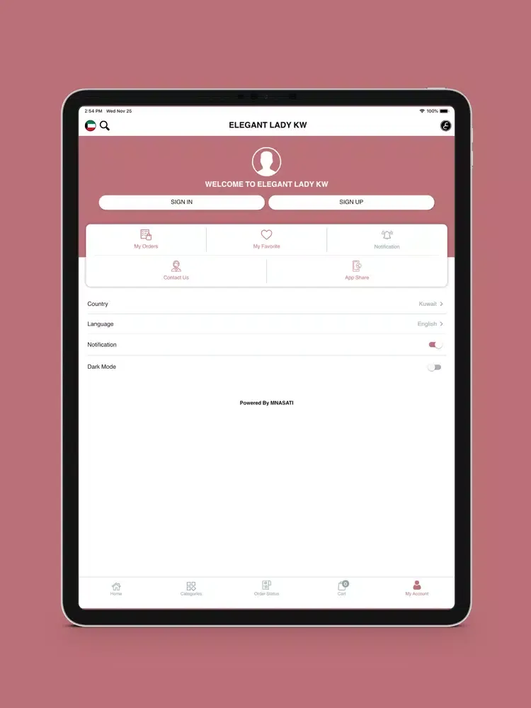 ELEGANT LADY - إليجانت ليدي iPad  سکرین شاٹس