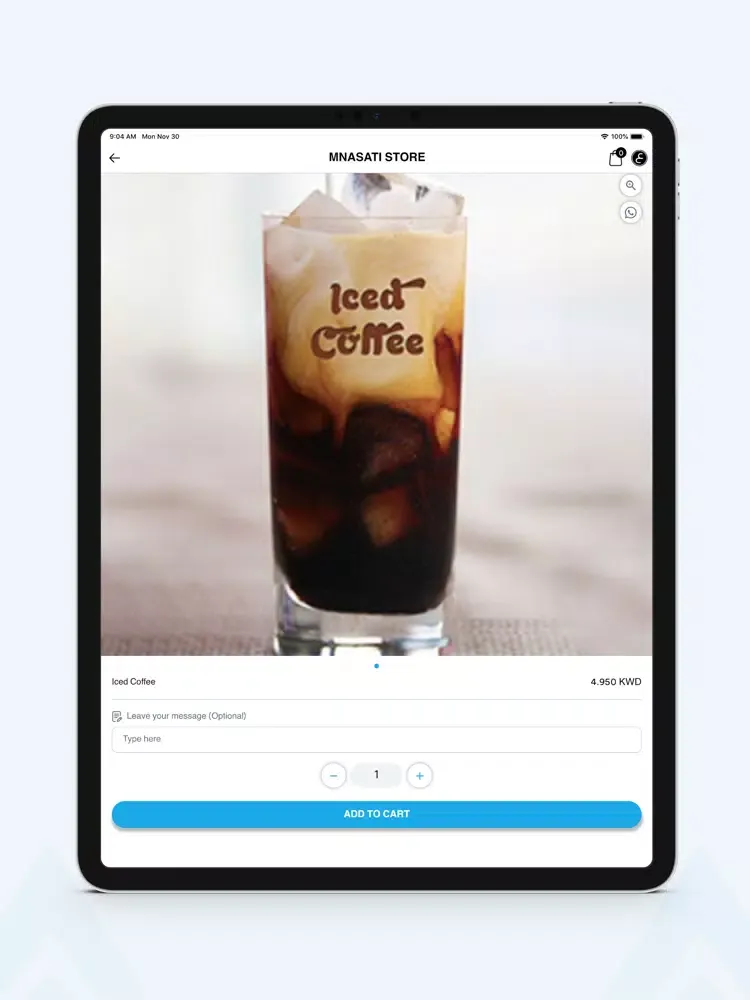 Tangkapan layar Store V2 iPad 