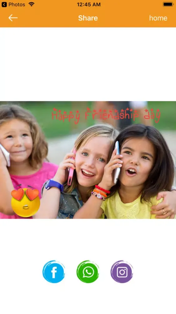 Happy FriendshipDay Frame 2018 سکرین شاٹس