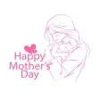 Mother's day Sticker & quotes