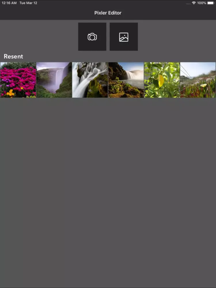 Captures d'écran de Pixler Editor-Edit Your Photos iPad 