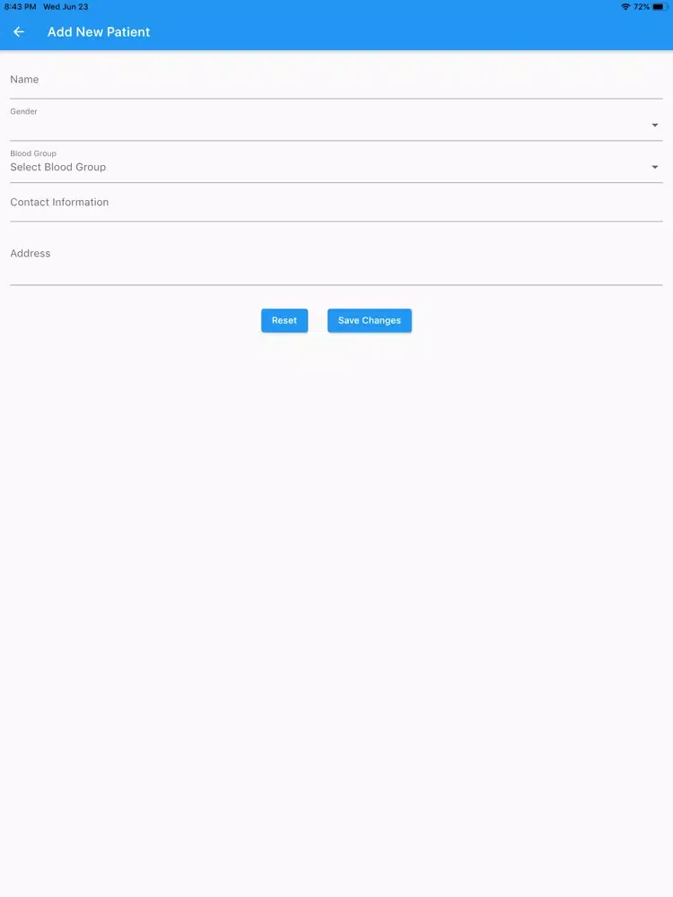 Capturas de tela do Medical Health Records iPad 