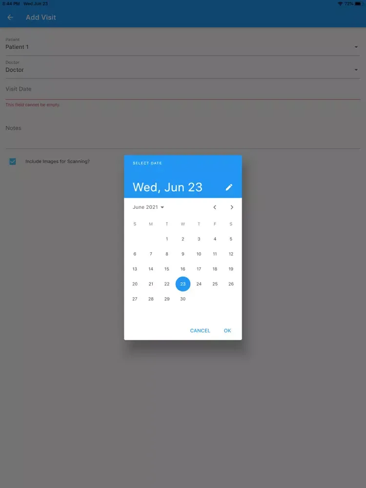 Capturas de tela do Medical Health Records iPad 