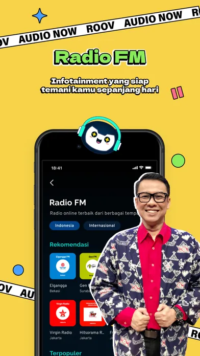 Zrzuty ekranu ROOV - Podcast, Radio & More