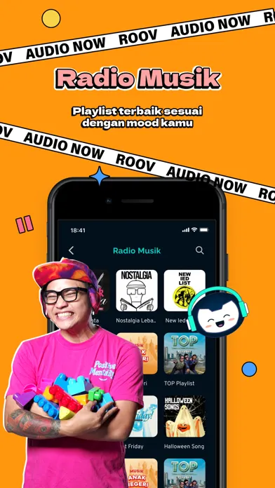 Zrzuty ekranu ROOV - Podcast, Radio & More