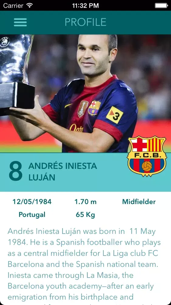 Capturas de tela do SoccerStar - "Andrés Iniesta Edition"