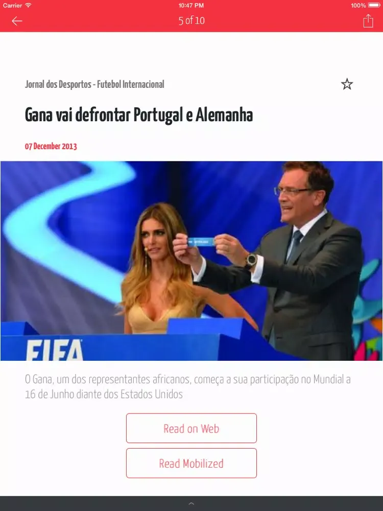 Screenshot di NewsAddicts Angola FREE - Tudo o que lhe interessa sobre Angola e o Mundo iPad 