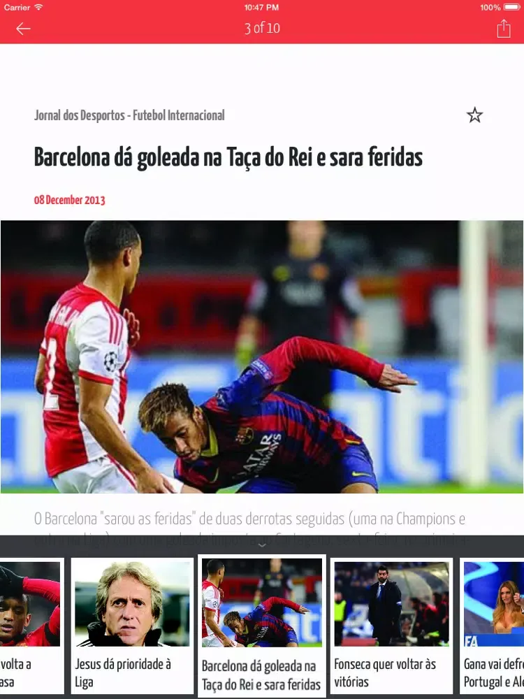 Screenshot di NewsAddicts Angola FREE - Tudo o que lhe interessa sobre Angola e o Mundo iPad 