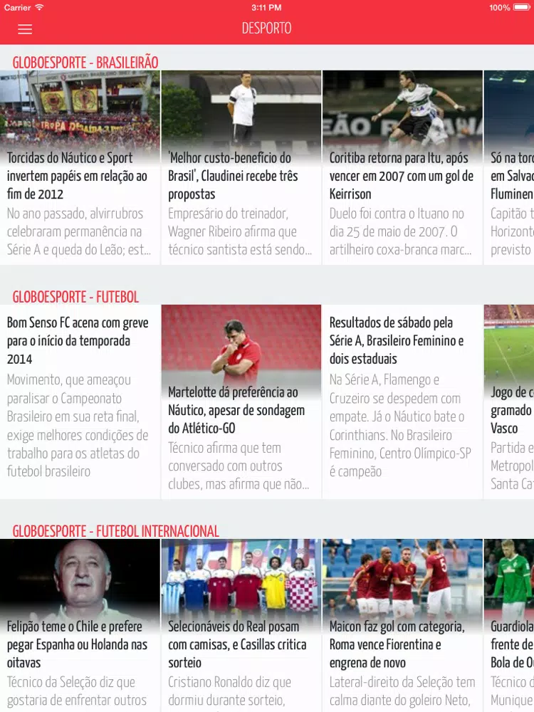 NewsAddicts Brasil FREE - Tudo o que lhe interessa sobre o Brasil e o Mundo iPad  سکرین شاٹس