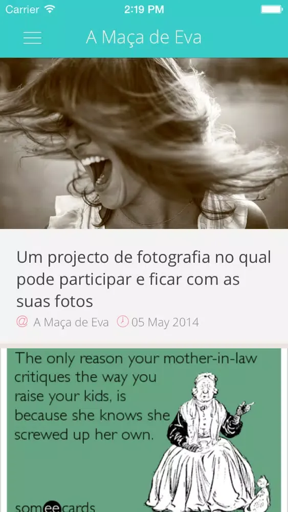 Tangkapan skrin Universo Da Mulher - Tudo o que lhe interessa saber sobre o universo feminino
