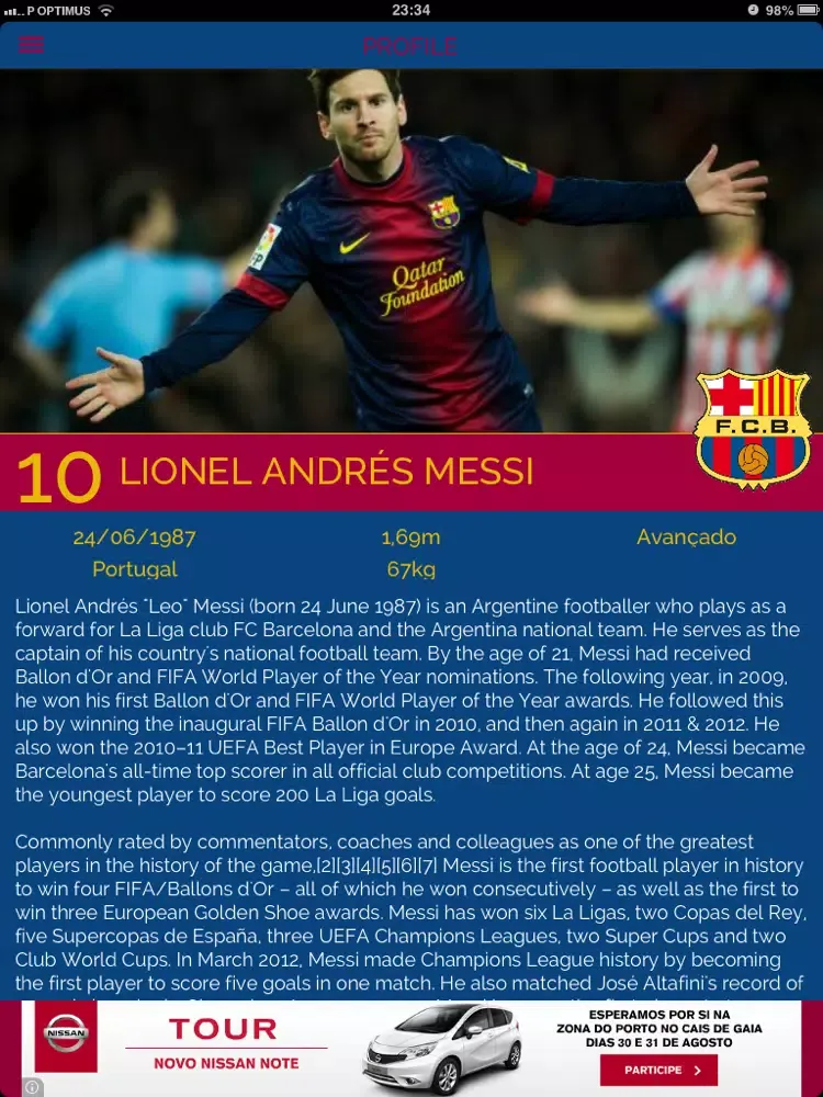 SoccerStar - "Lionel Messi Edition" iPad  Screenshots