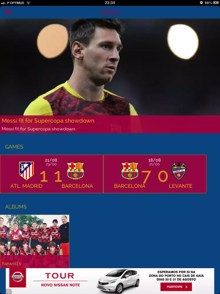 SoccerStar - "Lionel Messi Edition" iPad  Screenshots
