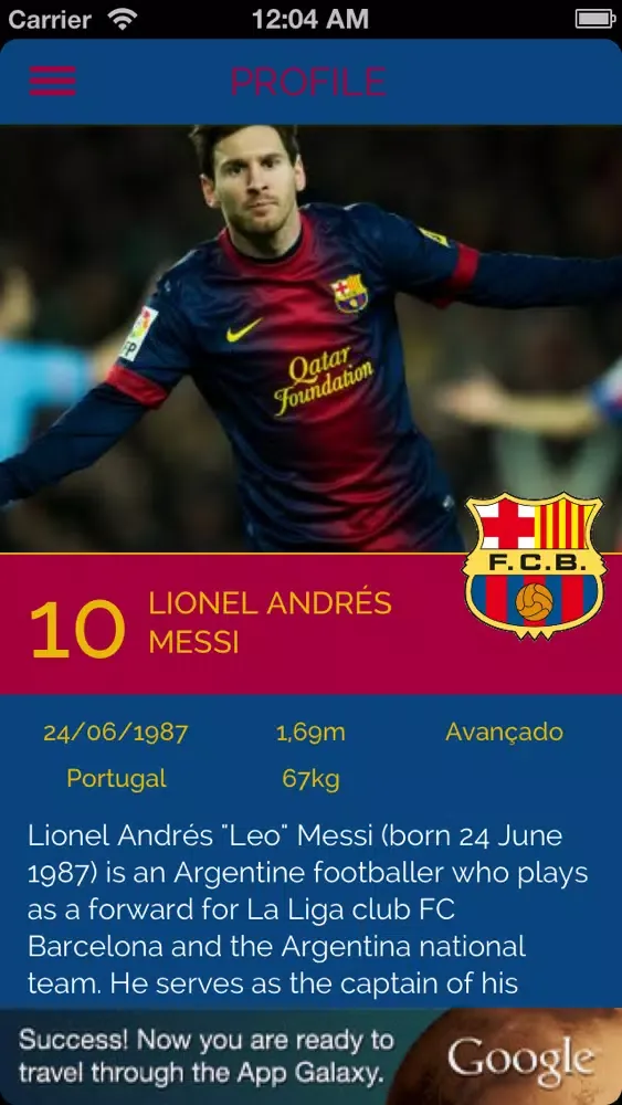 SoccerStar - "Lionel Messi Edition" Screenshots