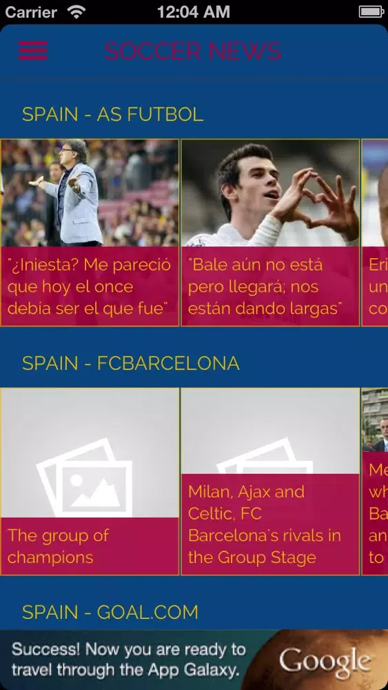 SoccerStar - "Lionel Messi Edition" Screenshots