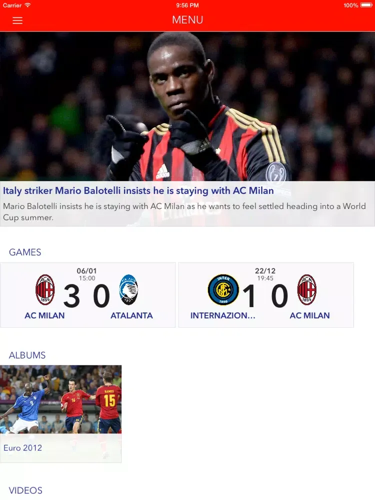 SoccerStar - "Mario Balotelli Edition" iPad  স্ক্রিনশট