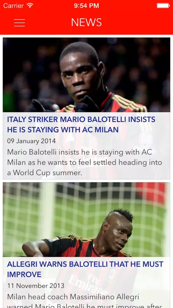 SoccerStar - "Mario Balotelli Edition" স্ক্রিনশট