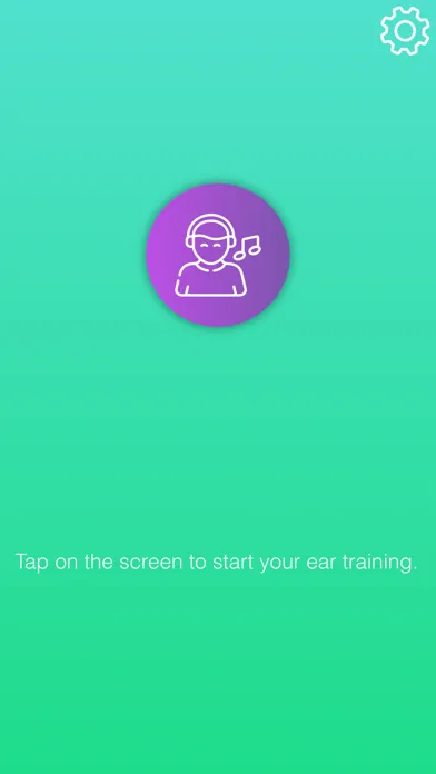 Ảnh chụp màn hình của Hearing: ear training. Piano.