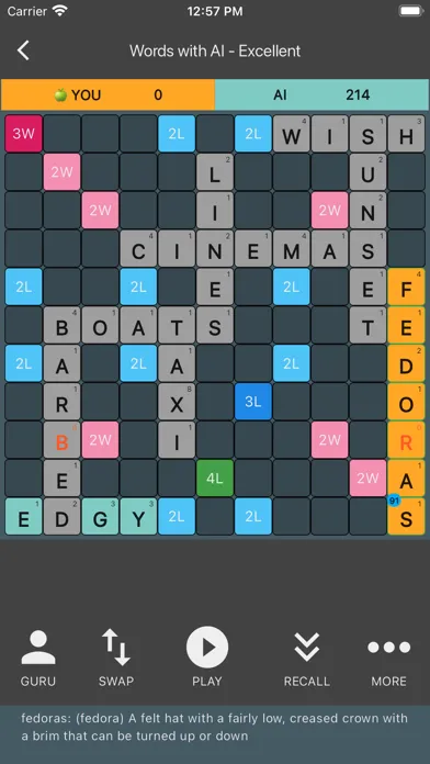 Capturas de pantalla de WordCraft -Solo Word Games Pro