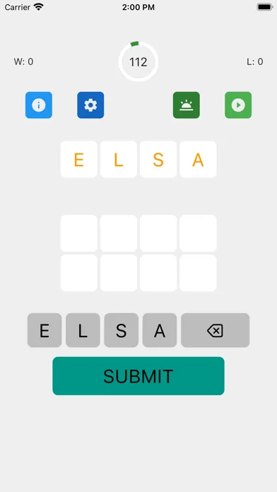 Captures d'écran de eXcramble Word Scramble Games