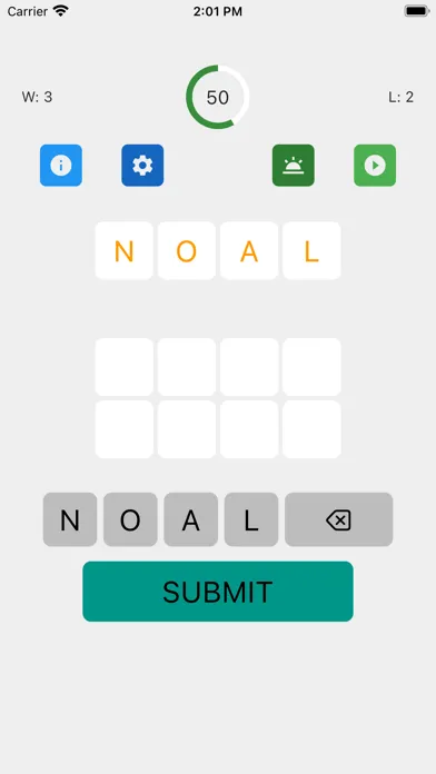 Captures d'écran de eXcramble Word Scramble Games
