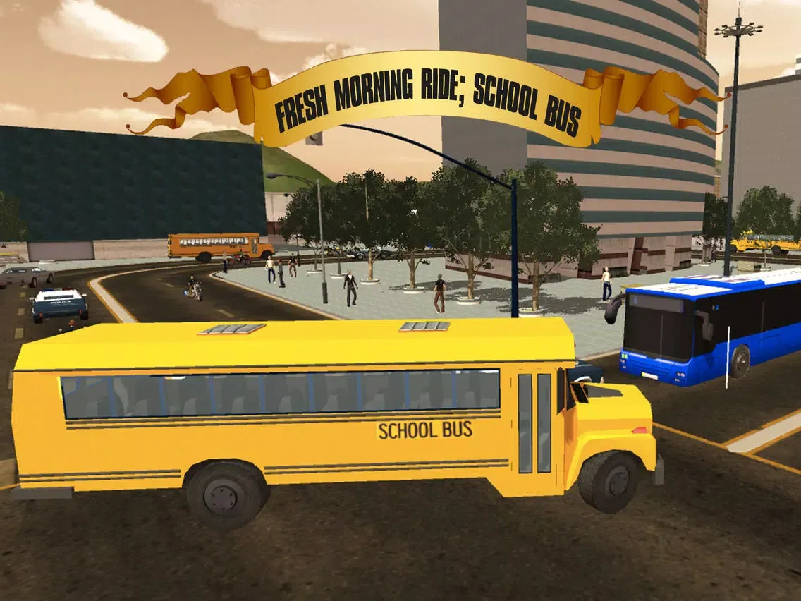 Zrzuty ekranu City School Bus Driver 2017 iPad 