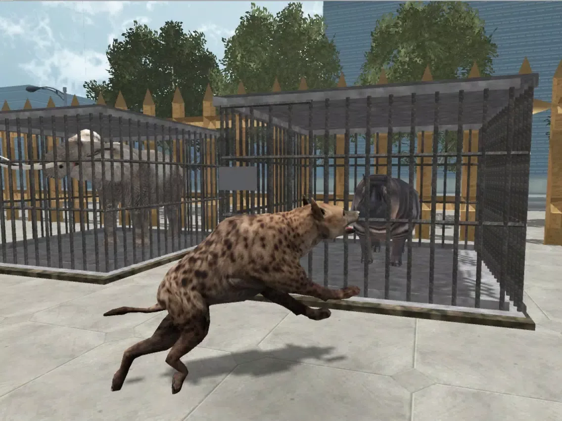 Capturas de tela do Grand Hyena Simulator 3D : City Rampage 2017 iPad 