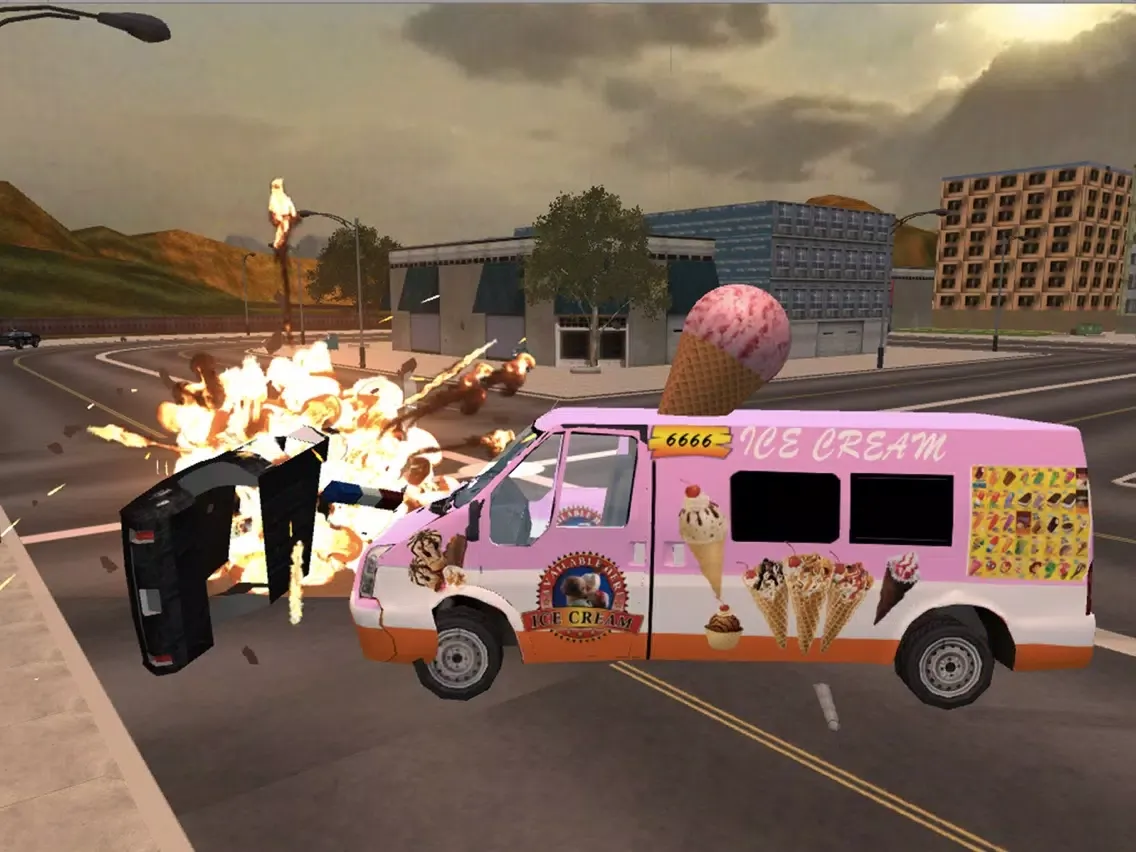 Capturas de pantalla de Grand Ice Cream Van Simulator iPad 