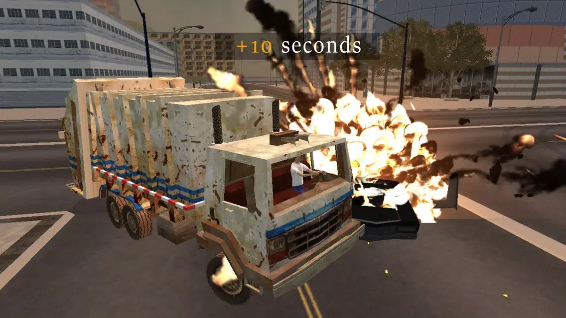 ภาพหน้าจอของ Grand Garbage Truck Simulator 2017