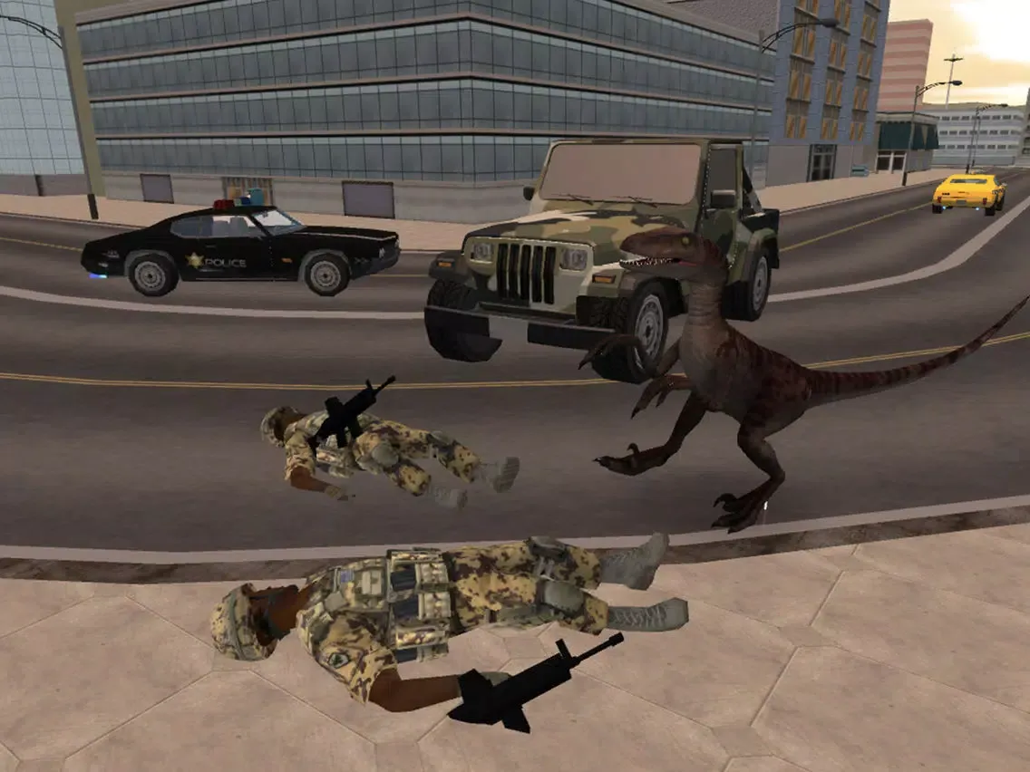 Captures d'écran de Jurassic Dinosaur Attack 2017 iPad 