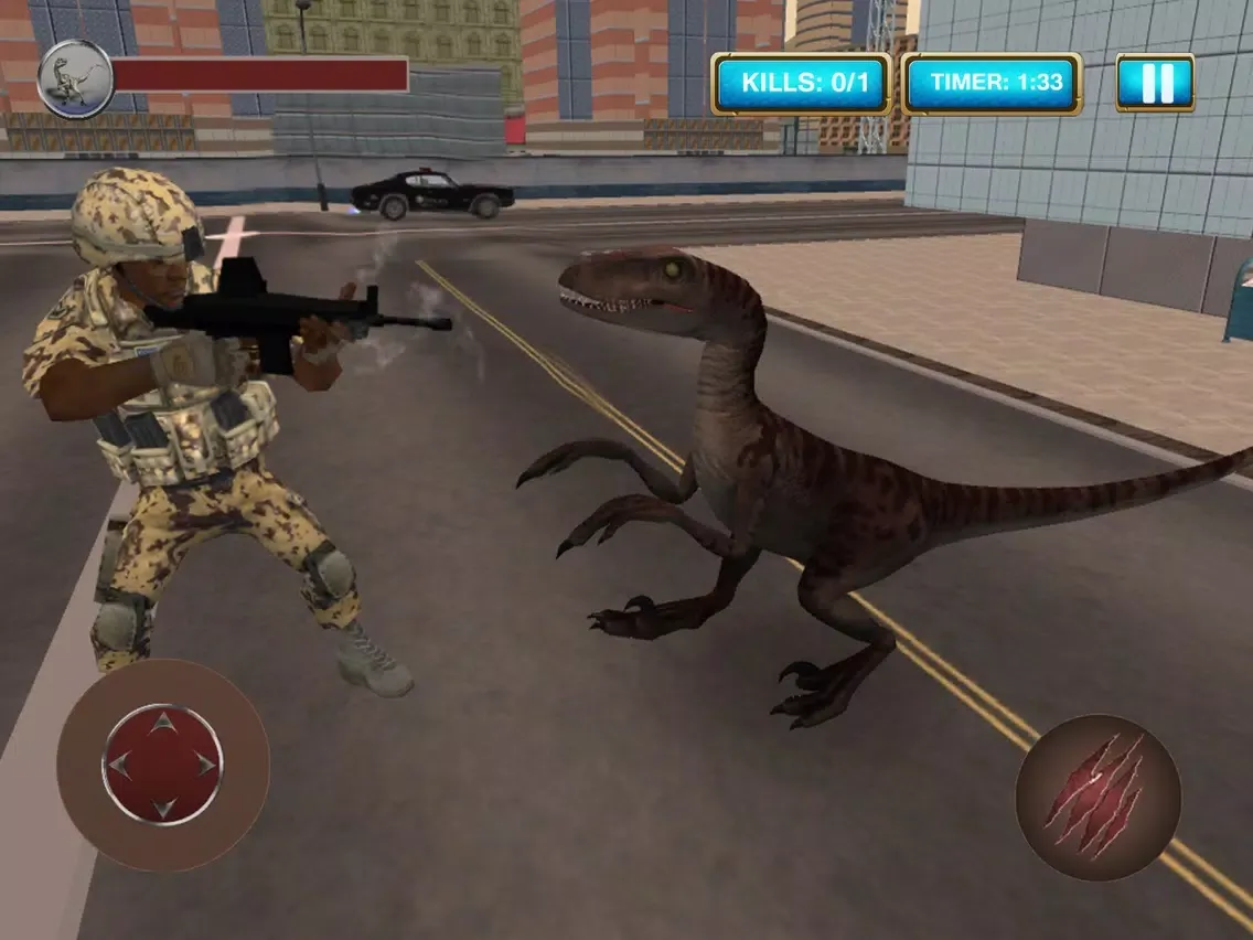 Captures d'écran de Jurassic Dinosaur Attack 2017 iPad 