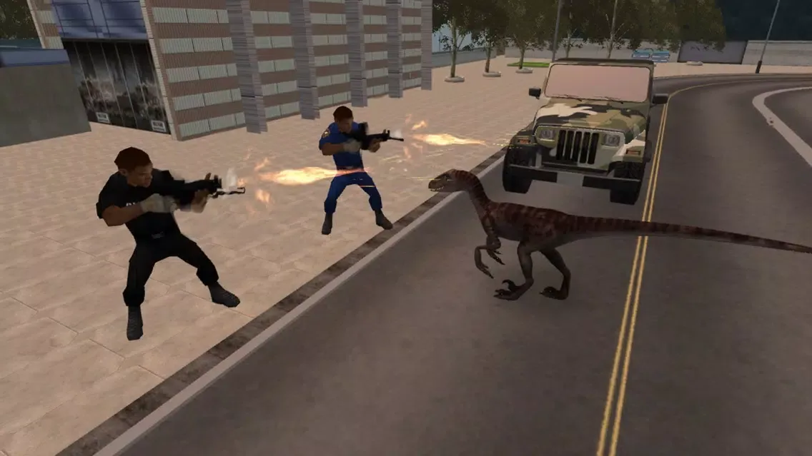 Captures d'écran de Jurassic Dinosaur Attack 2017