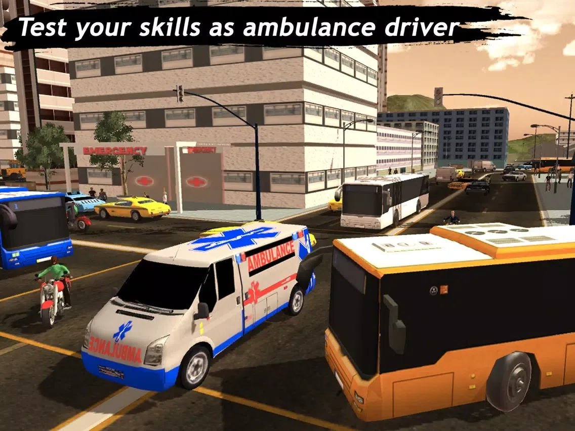 Ambulance Simulator : Rescue Mission 3D iPad  سکرین شاٹس
