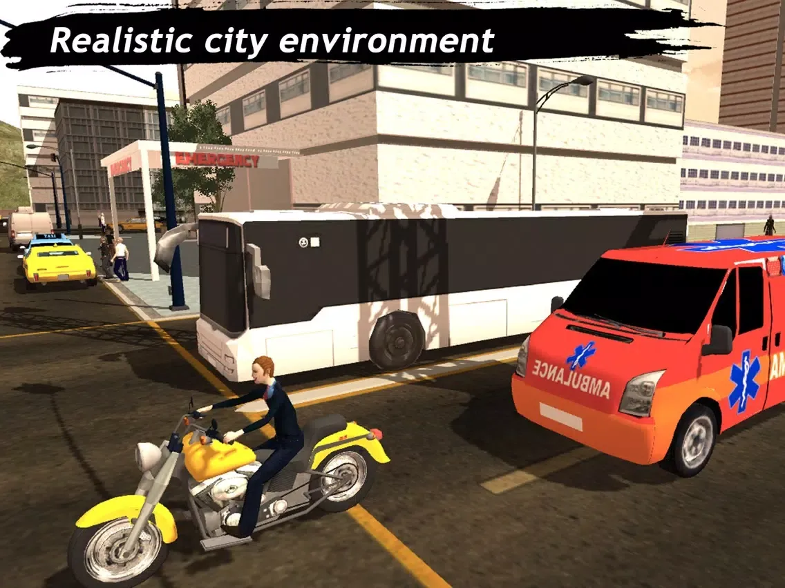 Ambulance Simulator : Rescue Mission 3D iPad  سکرین شاٹس