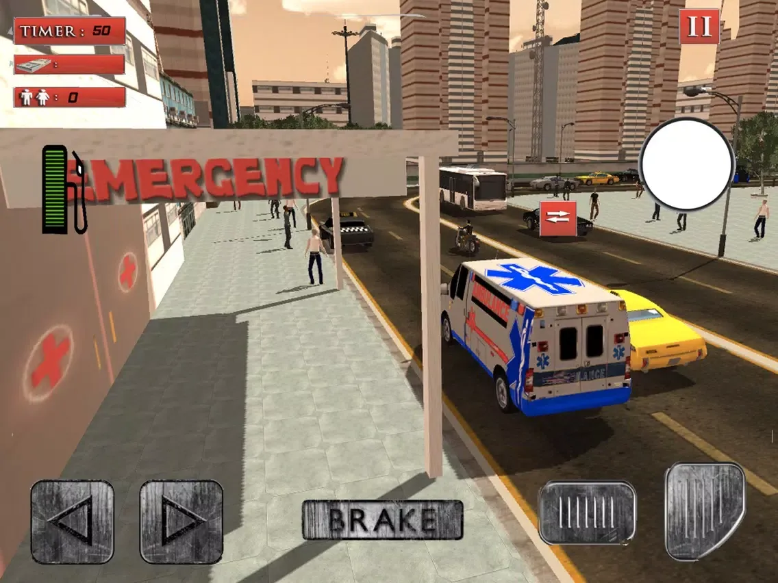 Ambulance Simulator : Rescue Mission 3D iPad  سکرین شاٹس