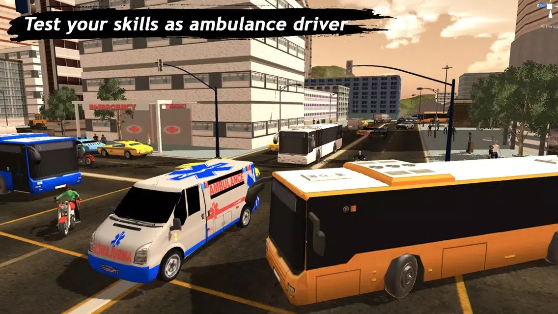 Ambulance Simulator : Rescue Mission 3D سکرین شاٹس