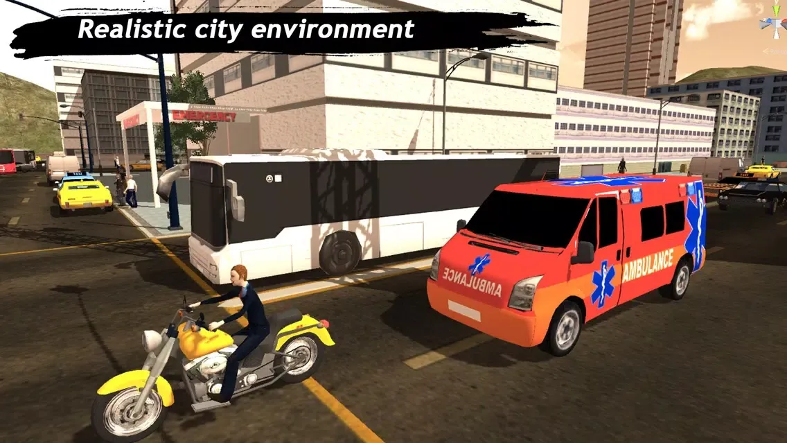 Ambulance Simulator : Rescue Mission 3D سکرین شاٹس