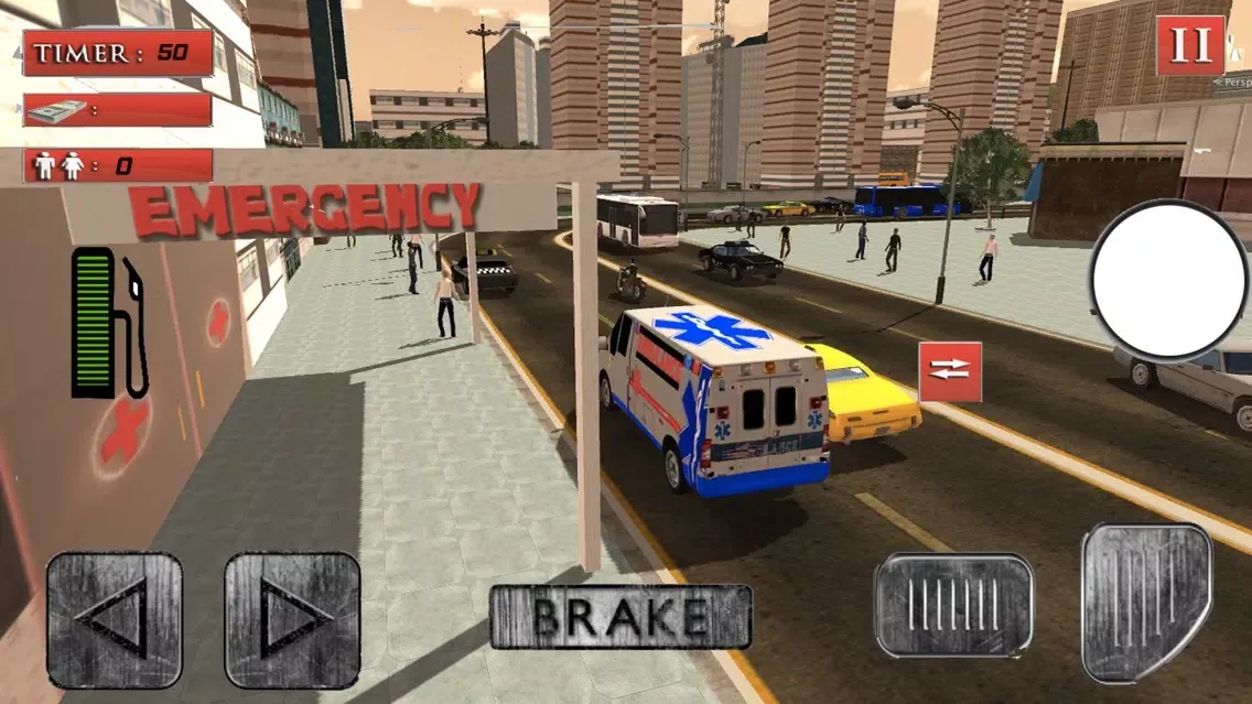 Ambulance Simulator : Rescue Mission 3D سکرین شاٹس