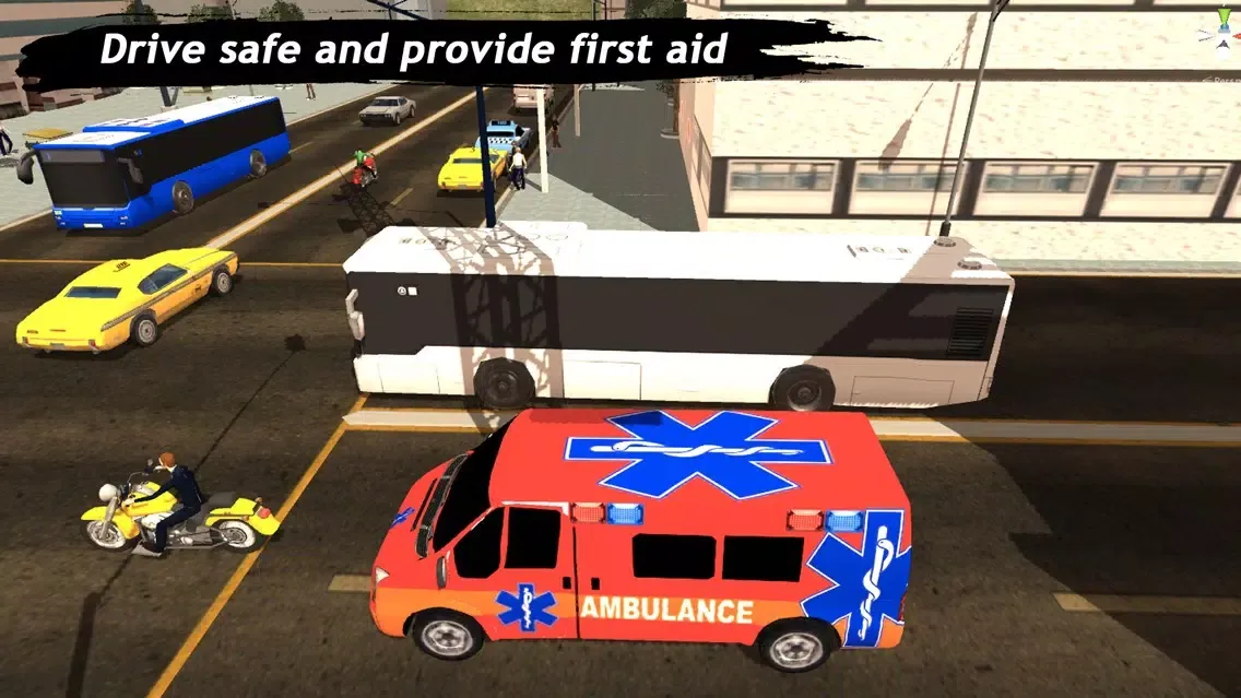 Ambulance Simulator : Rescue Mission 3D سکرین شاٹس
