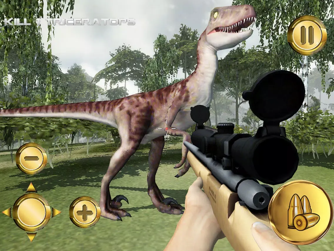 Zrzuty ekranu Dinosaur Hunter Reloaded iPad 