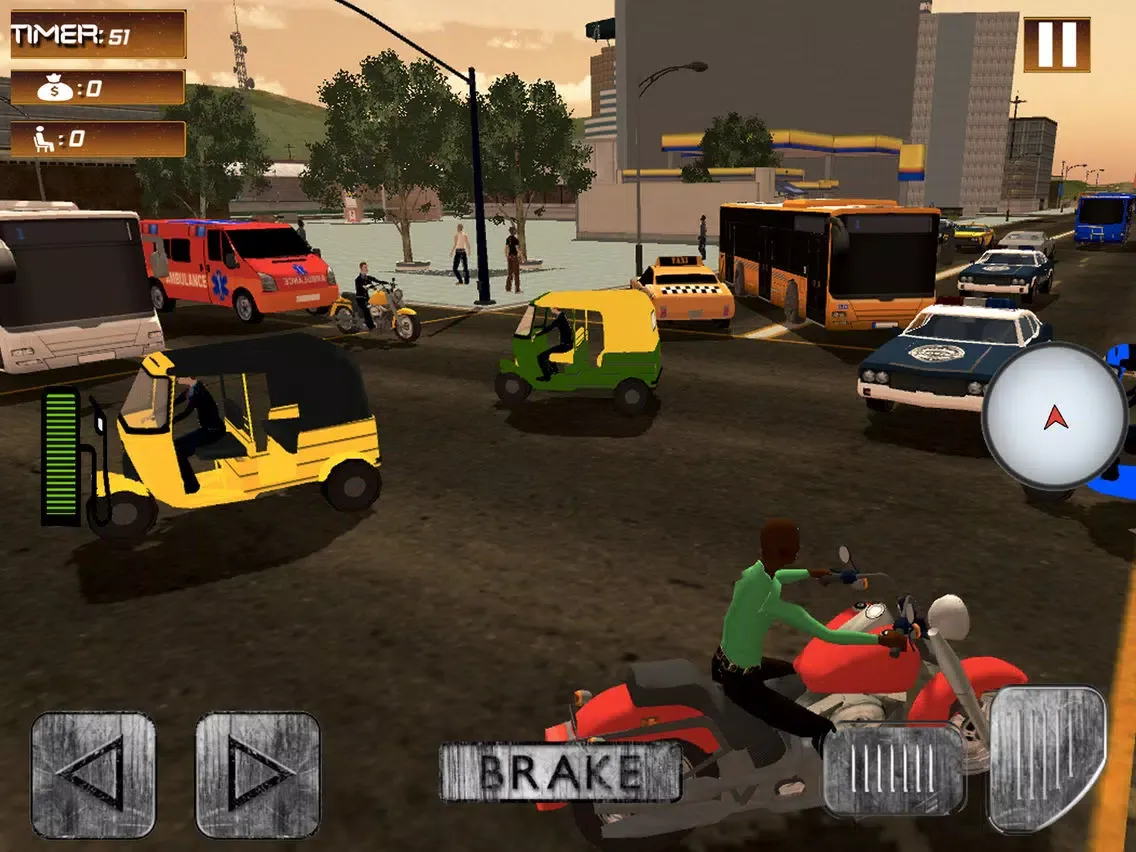 Скриншоты Tuk Tuk Simulator 3D iPad 