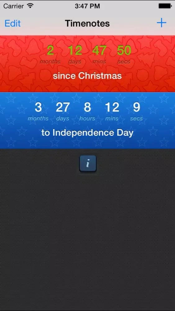 Screenshot di Timenotes Lite