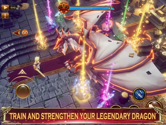 Ảnh chụp màn hình của Pocket Knights2: Dragon War iPad 