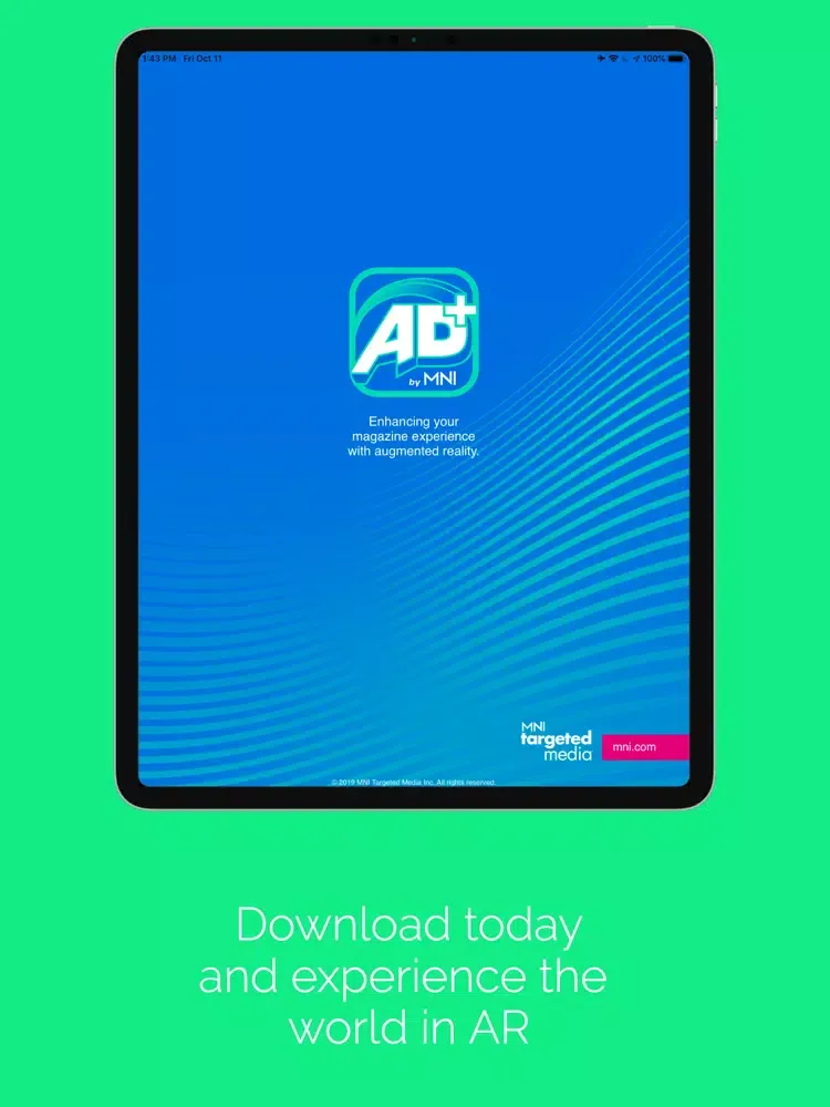 ภาพหน้าจอของ MNI AD+ iPad 