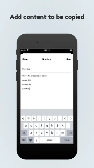 Oneboard - Clipboard Screenshots