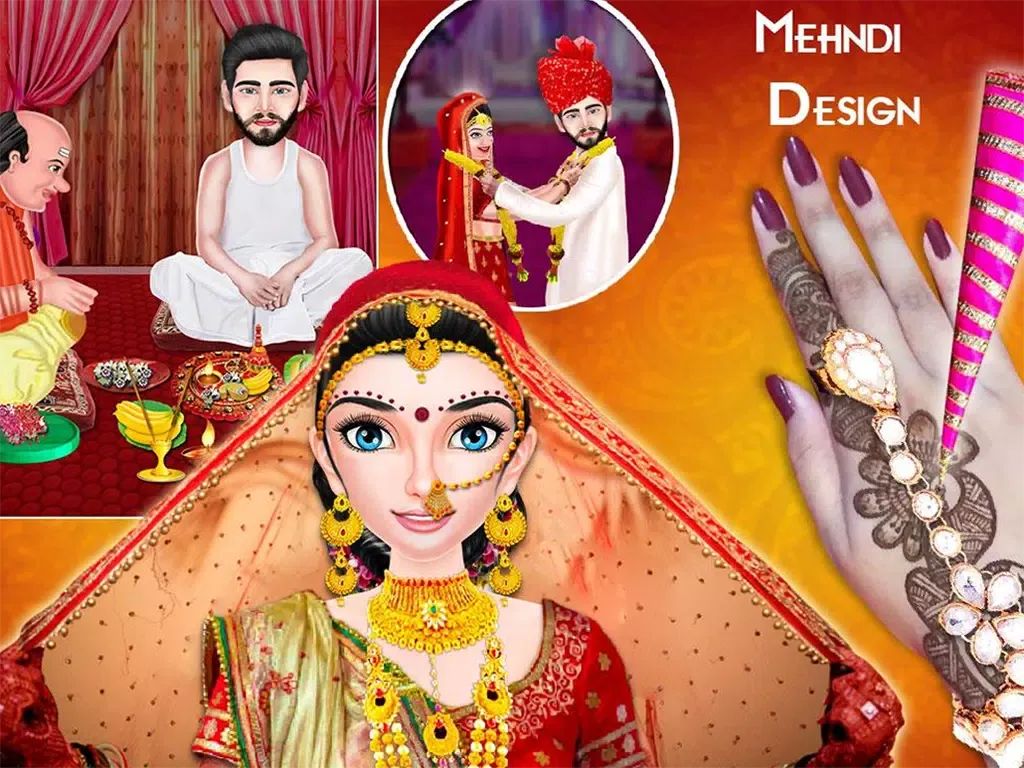 Gujarati Indian Wedding Girls স্ক্রিনশট